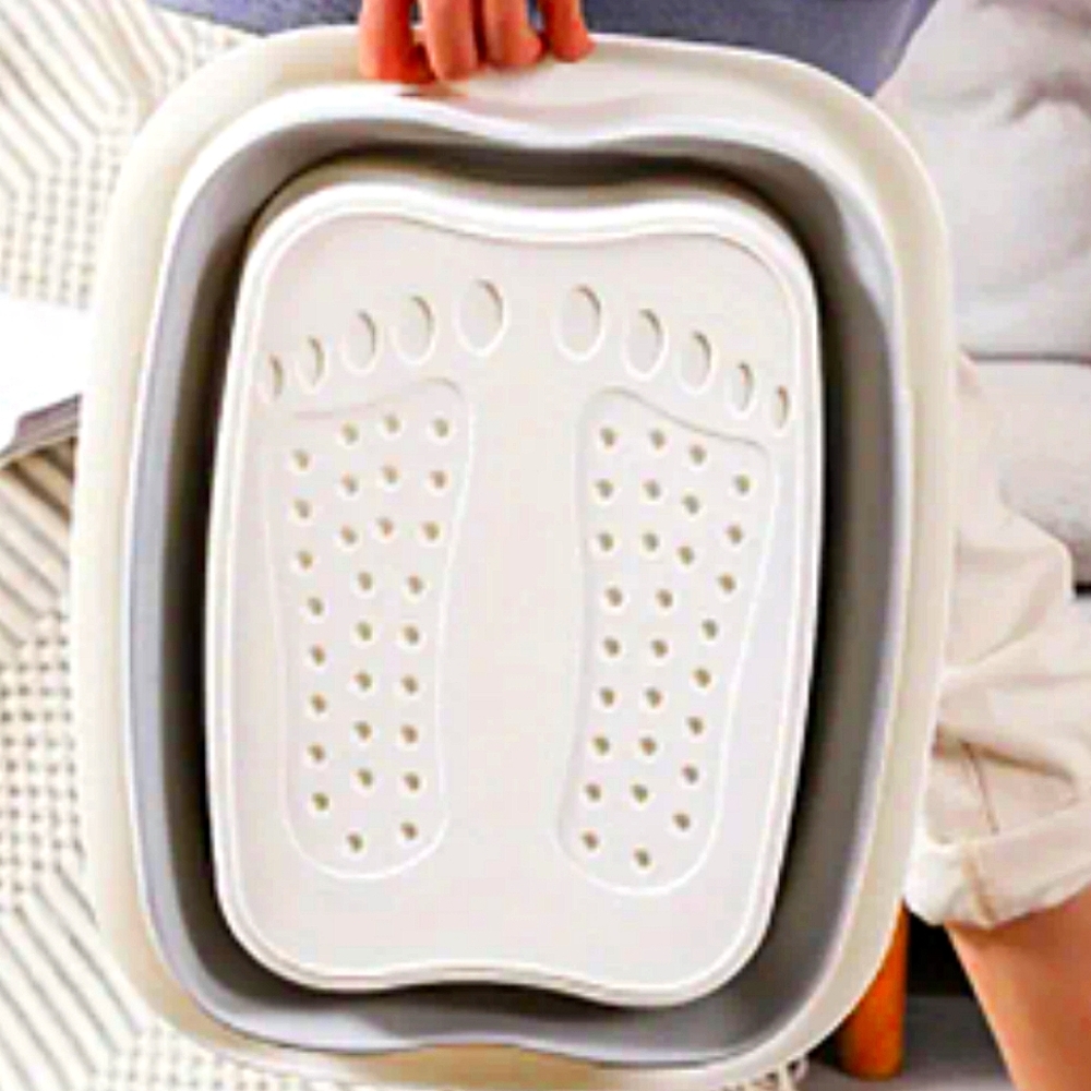 Telescopic Foot Wash Basin WHITE